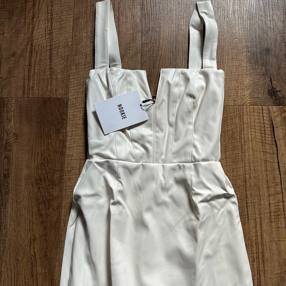 NOOKIE Leona Midi Dress In Ivory - Picture 4 of 6